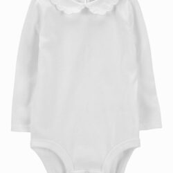 Pañalero con cuello Peter Pan blanco