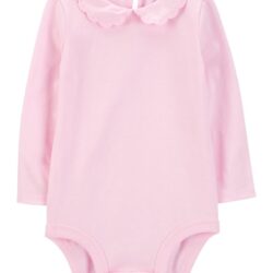 Pañalero con cuello Peter Pan rosa