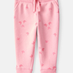 Pantalón con cordón ajustable felpa francesa sólida