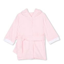 Bata de baño rosa bebé Babuu