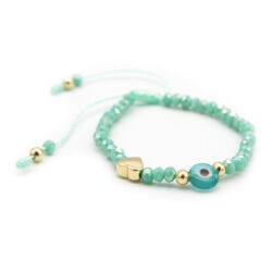 Pulsera ajustable ojos aqua bebé