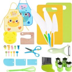 Utensilios de cocina silicona niños